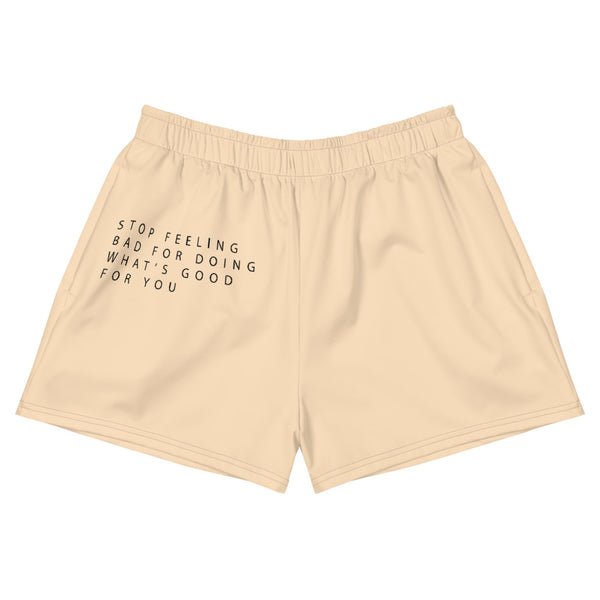 Don't feel bad | Women's Athletic Short Shorts