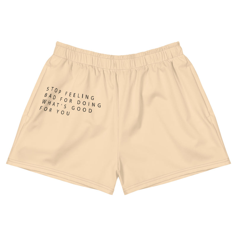 Don't feel bad | Women's Athletic Short Shorts